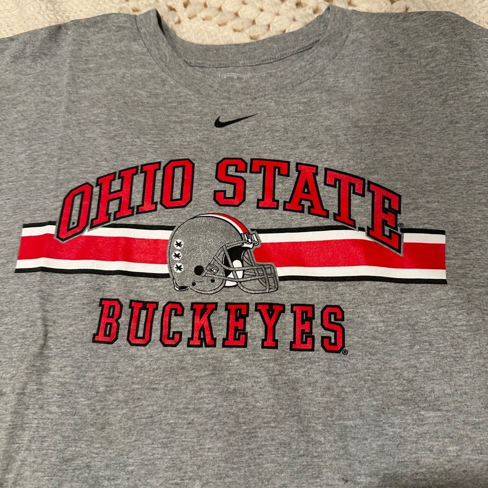 Nike Gray Ohio State University short  Sleeve Tee